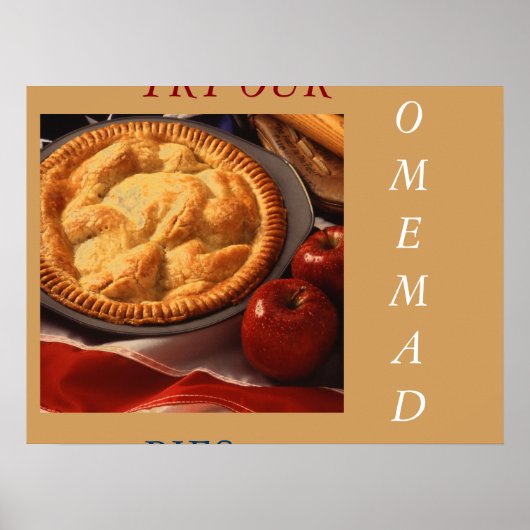 PIE ART POSTER MENU TOEPASSEN (Voorkant)