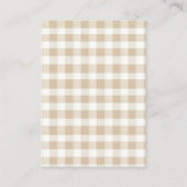 Pie Baby shower Boeken voor Baby Informatiekaartje (Achterkant)