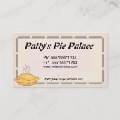 Pie ~ Bakery Visitekaartje (Achterkant)