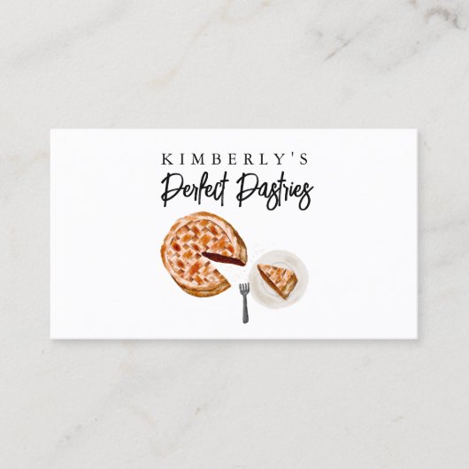 Pie Bakery Visitekaartje (Voorkant)