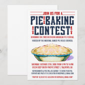 Pie Baking Contest Invitations Kaart (Voorkant / Achterkant)