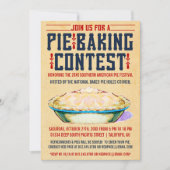 Pie Baking Contest Invitations Kaart (Voorkant)