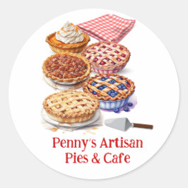Pie Business or Shoppe Promotional Ronde Sticker