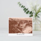 Pie Canyon briefkaart (Staand voorkant)