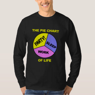 Pie Chart of Life shirt - kies kleur en stijl