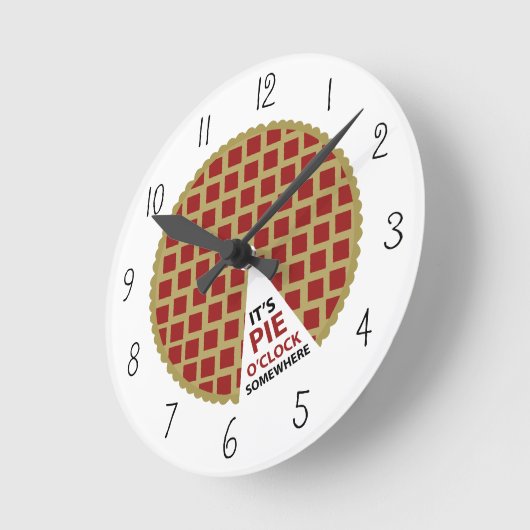 Pie Clock Ronde Klok (Hoek)