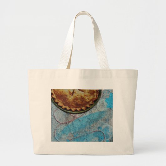 Pie Collage Grote Tote Bag (Voorkant)