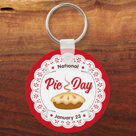 Pie Day, 23 januari, Sleutelhanger (Achterkant)