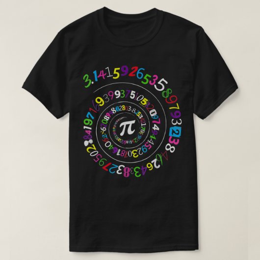 Pie Day  for Boys Numbers Graphic Tee  T-shirt (Design voorkant)