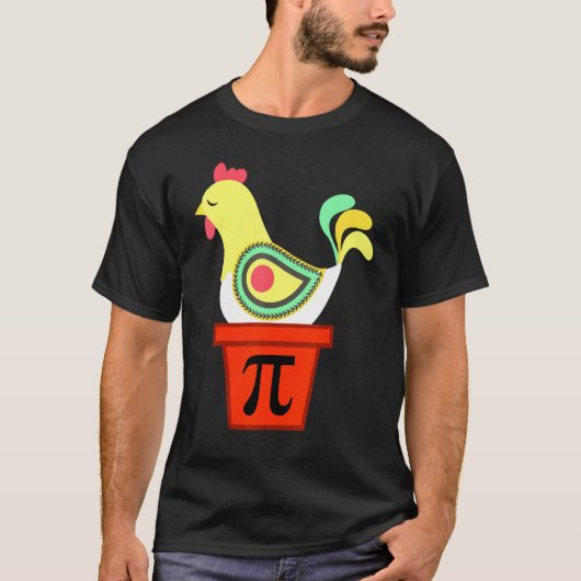 Pie Day Wiskunde leraar kip T-shirt (Voorkant)