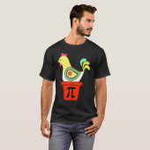 Pie Day Wiskunde leraar kip T-shirt (Voorkant volledig)