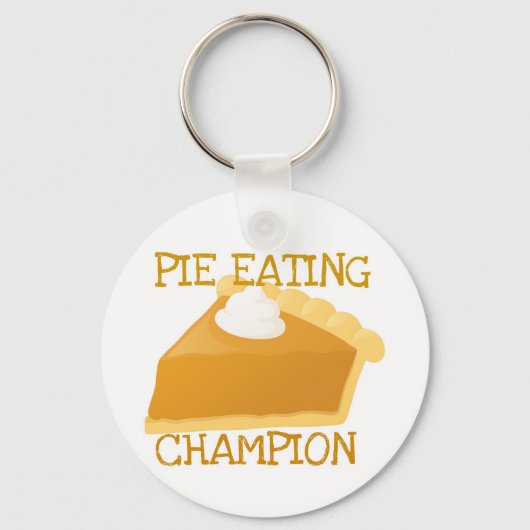 PIE EATING CHAMPION PUMPKIN PIE SLEUTELHANGER (Voorkant)