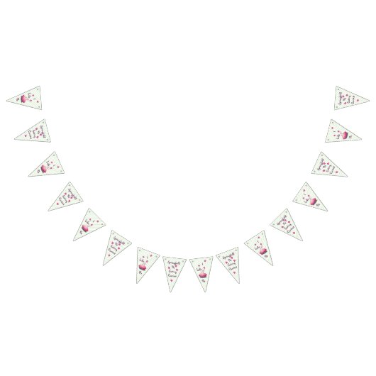 Pie Eating Contest striped Vlaggetjes (Alle)