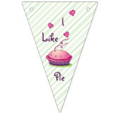 Pie Eating Contest striped Vlaggetjes (Derde vlag)