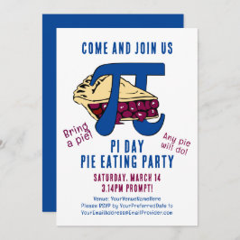 Pie Eating PI DAY Kaart