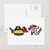 Pie en Pi Pirates Briefkaart (Voorkant / Achterkant)