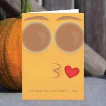 Pie Eyed Kisses Holiday Kaart
