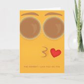 Pie Eyed Kisses Holiday Kaart (Voorkant)