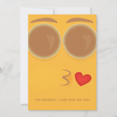 Pie Eyed Kisses Thanksgiving Holiday Kaart (Voorkant)