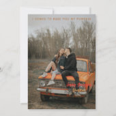 Pie Eyed Kisses Thanksgiving Holiday Kaart (Achterkant)