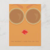 Pie Eyed Thanksgiving Holiday Briefkaart (Voorkant)