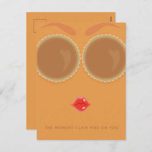 Pie Eyed Thanksgiving Holiday Kaart (Voorkant / Achterkant)