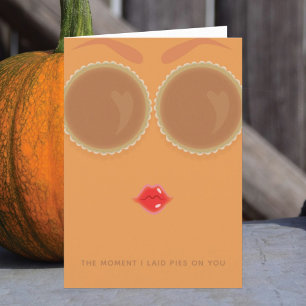 Pie Eyes Feestdagen Kaart