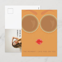 Pie Eyes Photo Thanksgiving Briefkaart