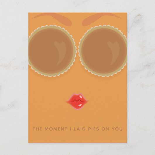 Pie Eyes Photo Thanksgiving Briefkaart (Voorkant)