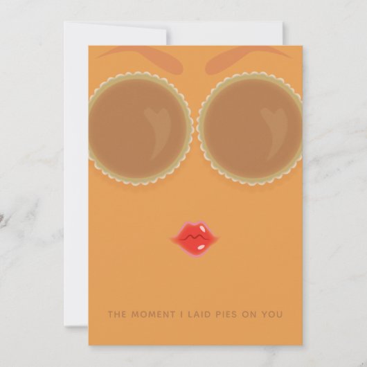 Pie Eyes Photo Thanksgiving Kaart (Voorkant)