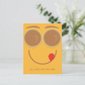 Pie Eyes Thanksgiving Briefkaart (Staand voorkant)