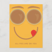 Pie Eyes Thanksgiving Briefkaart (Voorkant)