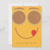 Pie Eyes Thanksgiving Card Kaart (Voorkant)