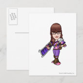 Pie Faerieland Staff Player Briefkaart (Voorkant / Achterkant)