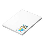 Pie Graph van een hond Notitieblok (Linkerzijde)