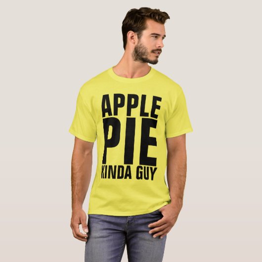 PIE GUY MANNEN T-SHIRS TOEPASSEN T-SHIRT (Voorkant volledig)