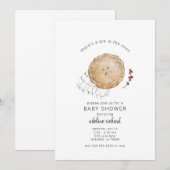 Pie Herfst Autumn Baby Shower-uitnodigingen Kaart (Voorkant / Achterkant)