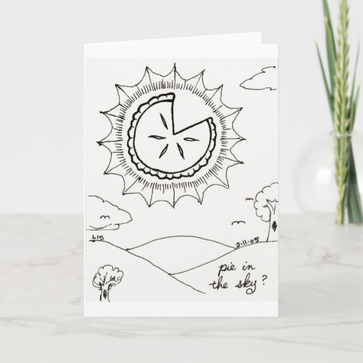 Pie in the Sky kaart (Voorkant)
