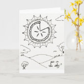 Pie in the Sky kaart (Gele Bloem)