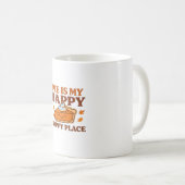 Pie is My Happy Place - Schattigee pompoentaart Th Koffiemok (Voorkant rechts)