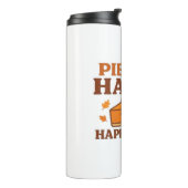 Pie is My Happy Place - Schattigee pompoentaart Th Thermosbeker (Gedraaid links)