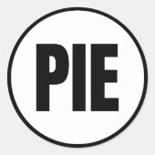 PIE - Klaanwater/Sint-Petersburg Ronde Sticker (Voorkant)