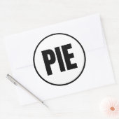 PIE - Klaanwater/Sint-Petersburg Ronde Sticker (Envelop)