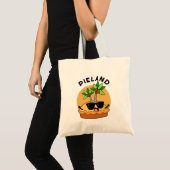 Pie-land Funny Island Pun Tote Bag (Voorkant (product))