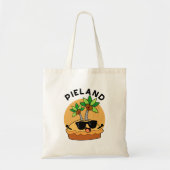 Pie-land Funny Island Pun Tote Bag (Voorkant)