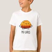 Pie-lates Funny Food Pie Pun T-shirt (Voorkant)
