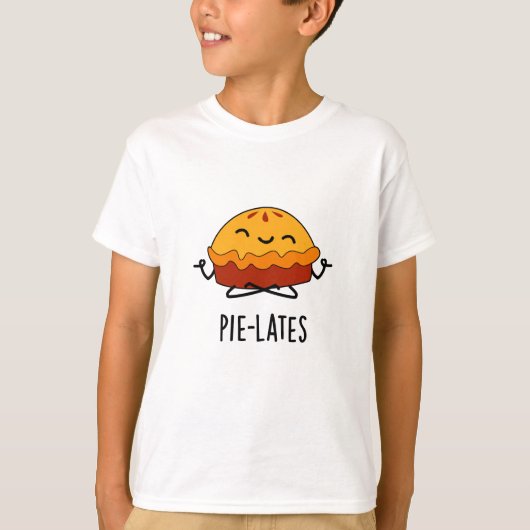 Pie-lates Funny Food Pie Pun T-shirt (Voorkant)