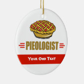 PIE - Liefde, Eat, Bake, Bakkerij, bakkerij, poolo Keramisch Ornament (Rechts)