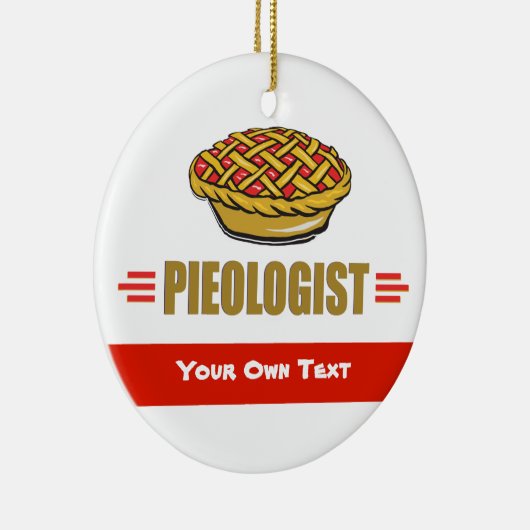 PIE - Liefde, Eat, Bake, Bakkerij, bakkerij, poolo Keramisch Ornament (Rechts)
