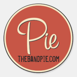 Pie Logo Sticker - vel van 6!